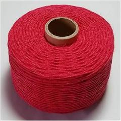 Linen Thread 100m/roll Sewing Thread Knitting Embroidery Crochet Handmade Accessories DIY (Color : Red)