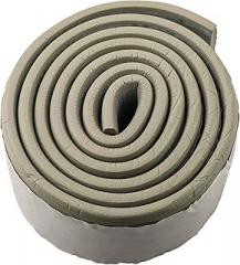 3D Wall Skirting Strip, Self- Foam Cotton Baseboard Trim for Anti-Collision Wall Protection, Flexible Decorative Skirting Waist Line, 2 m × 8 cm × mm(Grey)