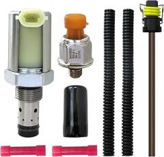 Homesweet New Precision-Engineered IPR Valve & ICP Sensor AP63417, HTV102, W3250216 for Ford 6.0L Powerstroke Turbocharged Engines