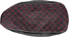 Milisten Motorcycle Scooter Seat Cover Red Mesh Fabric Anti-Slip Cushion Universal Electromobile Seat Pad Protector Breathable Four Seasons Medium