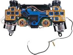 Multi Colors Luminated D Pad Thumbsticks Face Buttons LED Kit for PS4 Controller, 6 Colors Press Control with Buttons, Electronic Machine Accessories