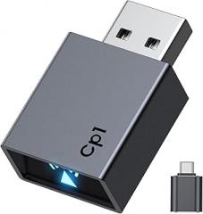 Wireless CarPlay Adapter for iPhone[2026 Upgrade]Convert Wired to Mini Wireless Bluetooth Car Play Adapter, Plug and Play Stable Connection Compatible for Cars from 2016 & iOS 10+,USB A/Type C