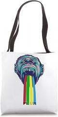 DRTY BASS Electronic Dance Monkey PLUR House Music Festival Tote Bag