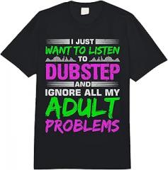 Dubstep Bass Dance Dub Electronic Music Designs Dub Bass Dub Electronic Dance Music Dubstep Comfort Colors Adult Heavyweight T-Shirt