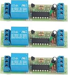 3Pcs High Power Relay Module with CD4013 Chip 1 Channel SPDT Optocoupler Isolation 5VDC for Industrial Control Systems and DIY Electronics Projects