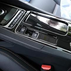 Carbon Fiber ABS Chrome for Jaguar XFl XE F-Pace X761 2016 2017 2018 Car Electronic Handbrake Decoration Trim Accessories