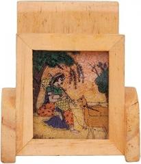 Gemstone Painting Wooden Mobile Stand Gift