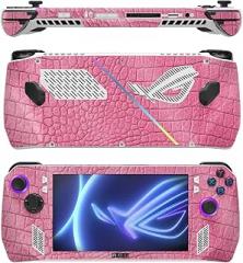 MIGHTY SKINS MightySkins Glossy Glitter Skin Compatible with Asus ROG Ally - Pink Gator Skin | Protective, Durable High-Gloss Glitter Finish | Easy to Apply