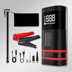 TORQUE Portable Tire Inflator Air Compressor for Car and Truck Pump, Compact Auto Inflator Electric Cordless Inflator Tire Pump, 20000mA Rechargeable Air Inflator 150 PSI Tire Compressor (TR2011AS)