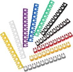 Angoily 100pcs Cable Labels Wire Identifier Tags for Easy Cable Management Durable Plastic Cord Markers for USB and Electronics Compatible