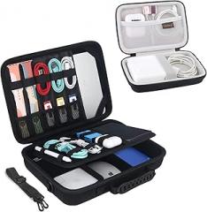 Canboc MacBook Air Pro Charger, MagSafe/MagSafe 2 Power Adapter Case Bundle with Hard Electronic Organizer Case for Tablet Apple iPad 11in, Hard Drive, Power Bank