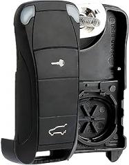 1x New Replacement Key Fob Remote Shell / CASE Compatible with & Fit for 2004-2005 Porsche Cayenne - MPN KR55WK45022-P-04 (NO Electronics or Chip Inside)