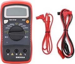 Megohm Meter, Digital Insulation Tester, High Accuracy Resistance Meter, BM500A 1000V, Compatible with Electronic Circuit Testing, Voltage Resistance Measurement Tool