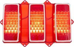 United Pacific 110107 Super Bright 108 LED Sequential Tail Light for 1969 Mustang, Injection Molded Lens, Sealed Electronics, Easy Connection w/1157 Plug – ONE Tail Light