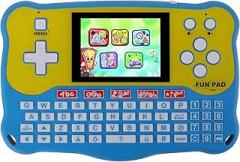 Kids Tablet/Baby Learning Pad with 102 Activities/Toddler Tablet with ABC/Words/Music/Math Interactive Educational Electronic Toys Gifts Handheld Game for Preschool Boys Girls Ages 3-12 (Blue-)