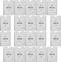 SaiTech IT Set of 20 RFID Blocking Sleeves Best way to Protect your Cards from Electronic Theft With 2 Pack RFID Blocking Cards, One Card Protects Entire Wallet Purse Grey20Pk RFID Sleeves With 2 Pk R