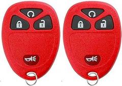 2X New Replacement Keyless Entry Remote Key Fob Shell / CASE Compatible with & Fits for Chevrolet GMC - (No Electronics or Chip Inside)