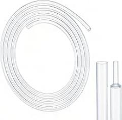 1 Meter(3.28ft) 4mm OD Heat Shrink Tubing Roll 2:1 Ratio Waterproof Heat Shrink Tubing Insulation Sealing Wear-Resistant Clear Shrink Tube Suitable for Wire/Electronic Component Protection