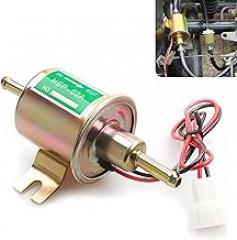 1 PC Electronic Fuel Pump, 12V Low Pressure Fuel Pump, Automotive Replacement Parts, Universal for Most Cars (Gold)