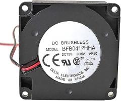 12V Turbine Fan, BFB0412HHA 40x40x10mm DC Turbo Fan with Ball Bearing, Blower Radial Cooling Fans with 2 Wire 2 Pin Terminal for 3D Printer Parts, Any Small Electronic Equipment Cooling