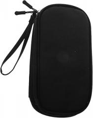 Alipis Double Layers Electronics Accessories Organizer Bag, Portable Universal Cable and Charger Storage Pouch for Travel, Dustproof Black Cord and Earphone Organizer Case