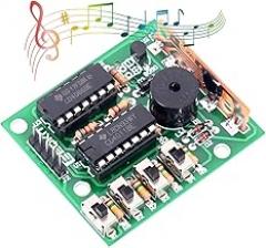 MiOYOOW 1 Pack DIY Electronic 16 Music Sound Box DIY Kit Module Soldering Practice Learning Kits for Arduino