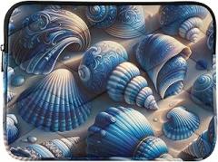 Laptop Cases 13, 13.3, 14 Inch Blue Sea Shells Portable Protective Case Portable Electronic Device Cover