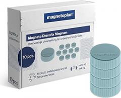 Magnetoplan Magnum Magnet Holder 34 mm Set of 10 Blue