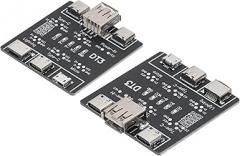 MECCANIXITY 2 Pcs USB Cable Tester, Type C Lighting Micro 3 in 1 Test Board Fast Detection for DIY Electronic Products