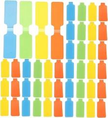 50Pcs Reusable Cord Labels Writable Cable Tags for Electronics Durable Wire Identification Tags for Organizing Power Cords and Charging