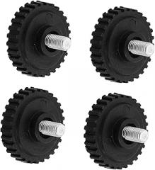 iplusmile 4pcs Rubber Replacement Feet for Electronic Scale Base Floor Scales Feet Levelers