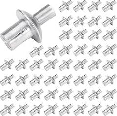 Aluminium Round Head Solid Rivets Half Round Head Aluminium Core Rivets Dome Head Pop Rivets Knock Type Expansion Rivets for Home, Electronic, Precision