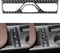 NVCNX Car Dashboard Center Console Door Panel Cover Sticker Decal Compatible with Chevrolet Impala 2014-2020 Carbon Fiber Interior Trim Accessories Black (ESP Electronic Traction Control Switch - A)