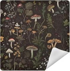 Retro Mushroom Forest Camera Protective Wrap, Anti-scratch Lens Protector Wrapper, Magic Self-Adhesive Cloth for Cameras/DSLR/Laptop/Electronic Accessories, S