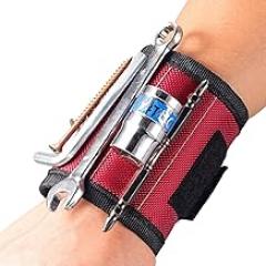 Magnetic Wristband Tool Belts - Cool Gadgets Magnetic Storage Wristband - Small Tool Organizer Belt - for Father Boyfriend Grandfather Uncle Husband Birthday Christmas New Year Occasions