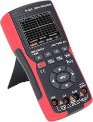 Single Channel Oscilloscope, 10M Transfer Bandwidth, 9999 Counts, Portable Handheld Digital Oscilloscope and Multimeter with Color Screen, Waveform Measurement for Electronics