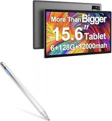 BoxWave Stylus Pen Compatible with MESWAO MES-B3 Tablet Android 13 Tablet (15.6 in) - AccuPoint Active Stylus, Electronic Stylus with Ultra Fine Tip - Metallic Silver