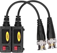 Acouto Balun Transceiver Single Port HD for Easy Installation, Tool Setup, Support NTSC/PAL/SECAM Video Formats