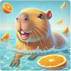 Joko Ivery Capybara Summer Orange Protective Wrap 13.8