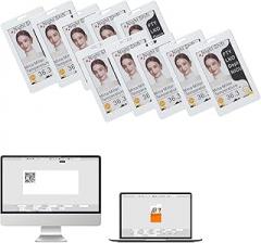 Electronic Badge Holders, 3.7 in E-Paper Screen Business Card, NFC Smart Office Employee Badge with Lanyard, No Power Card with PC Operation System, 4 Colors BWR Epaper (1 Card)