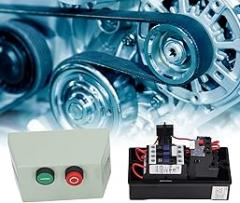 Flame Retardant Magnetic Starter Box, Single Phase 220V 230V 3 Phase 380V 400V, 9 13A, Purpose, ABS Shell, Reset Button, Easy Wiring, Overload Function