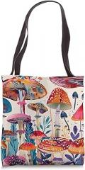 Fantastic festival thoughts Mashrooms. Festival. Electronic music. Vintage cortoon. Tote Bag