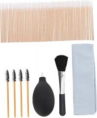 Angoily 1set Headphone Cleaning Kit Portable Electronics Cleaning Tools Brushes Swabs and Cloth for Earphone Maintenance Ear Wax Removal