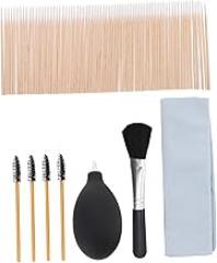 Angoily 1set Headphone Cleaning Kit Portable Electronics Cleaning Tools Brushes Swabs and Cloth for Earphone Maintenance Ear Wax Removal
