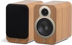 Q Acoustics 3020c Bookshelf Speakers Pair Pin Oak - 2-Way Reflex Enclosure Type, 4.75