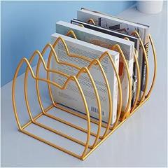 Bookshelf Geometric Bookcase Free Standing Modern Storage Rack with Metal e Small Bookshelf for Living Room Bedroom Office Shelves