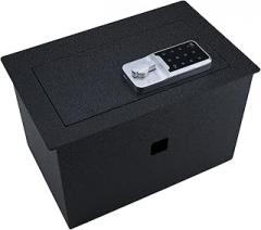 Center Console Gun Safe Vault - WASAI Vehicle Safe Vault Compatible with Chevrolet Suburban 2015-2020, Anti-Theft High Security Armrest Lock Box with Electronic Keypad Lock.