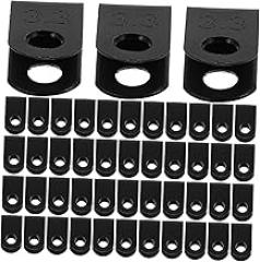 KICHOUSE 1000pcs Plastic Wire Clips Cable Clamp Fasteners Cord Organizers for Automotive Electronics Home Use