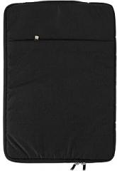 15-inch Black Laptop Sleeve Case with Fleece Lining Shockproof Protective Cover Computer Carrying Bag for Notebooks and Portable Electronics