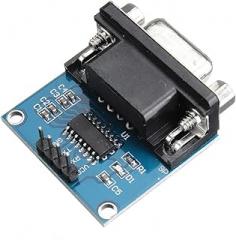 Electronic Components 5pcs RS232 to TTL Serial Port Converter Module DB9 Connector MAX3232 Serial Modu